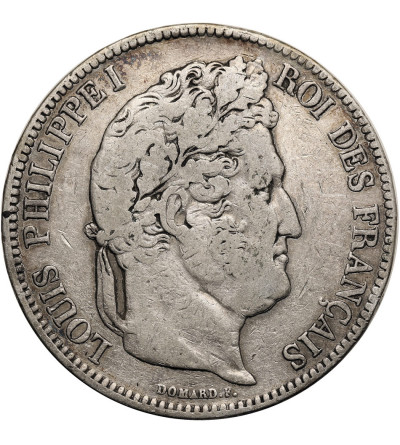 France, Louis-Philippe (1830-1848). 5 Francs 1833 L, Bayonne Mint