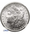 USA. Morgan Dolar 1881 S, San Francisco - NGC MS 63