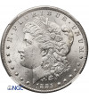 USA. Morgan Dolar 1885 O, Nowy Orlean - NGC MS 63