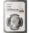 USA. Morgan Dolar 1887, Filadelfia - NGC MS 63
