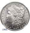 USA. Morgan Dollar 1887, Philadelphia - NGC MS 63
