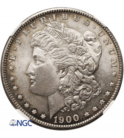 USA. Morgan Dollar 1900, Philadelphia - NGC MS 63