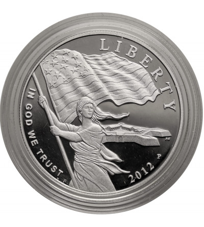 USA. 1 dolar 2012 P, Filadelfia, ,,The Star-Spangled Banner" (Hymn Narodowy Ameryki) - Proof