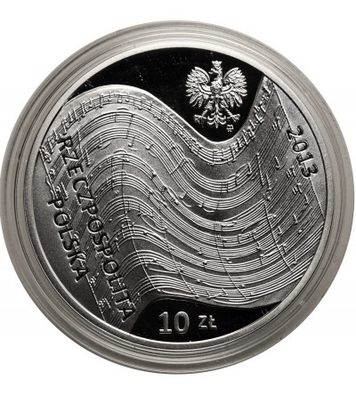 Poland. 10 Zlotych 2013, Witold Lutoslawski - Proof