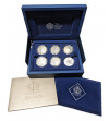 Wspólnota Narodów, Elżbieta II (1952-2022). Pamiątkowy zestaw 2012 Diamentowy Jubileusz Królowej, 6 sztuk - Proof
