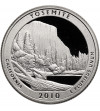 USA. Silver 1/4 Dollar “Washington Quarter” 2010 S, San Francisco, Yosemite, California