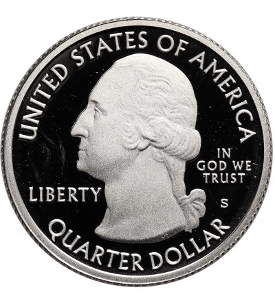 USA. 1/4 Dollar “Washington Quarter” 2010 S, San Francisco, Mount Hood, Oregon