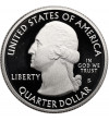 USA. Silver 1/4 Dollar “Washington Quarter” 2010 S, San Francisco, Hot Springs, Arkansas