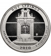 USA. Silver 1/4 Dollar “Washington Quarter” 2010 S, San Francisco, Hot Springs, Arkansas