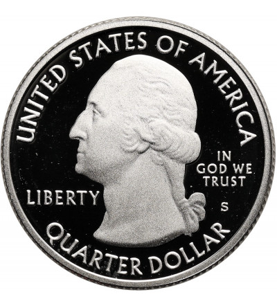USA. 1/4 Dollar “Washington Quarter” 2010 S, San Francisco, Hot Springs, Arkansas