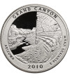 USA. Silver 1/4 Dollar “Washington Quarter” 2010 S, San Francisco, Grand Canyon, Arizona