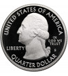 USA. Silver 1/4 Dollar “Washington Quarter” 2010 S, San Francisco, Grand Canyon, Arizona