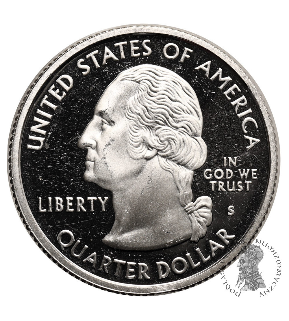 USA. Silver 1/4 Dollar “Washington Quarter” 2008 S, San Francisco, New Mexico 1912