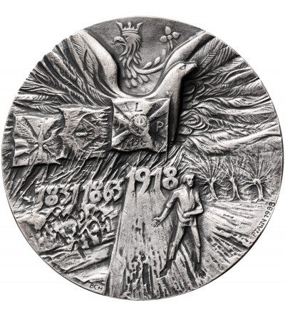 Polska, PRL (1952-1989). Medal 1988, 70. Rocznica Odzyskania przez Polskę Niepodległości, Józef Piłsudski