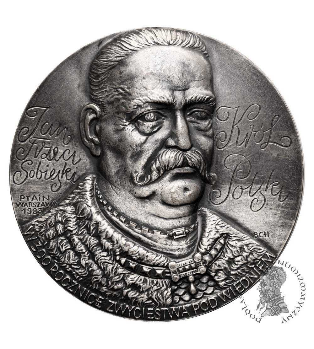 Polska, PRL (1952-1989). Medal 1983, Jan III Sobieski Król Polski, 300 rocznica zwycięstwa pod Wiedniem