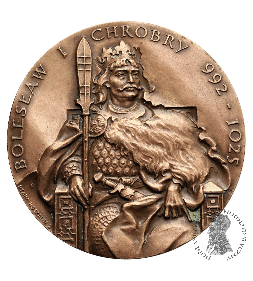 Poland, PRL (1952-1989), Koszalin. Medal 1986, Boleslaw I Chrobry 992-1025