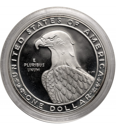 USA. 1 Dollar 1983 S, San Francisco, XXIII Olympic Games in Los Angeles 1984, Discus Throw - Proof