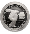USA. 1 Dollar 1983 S, San Francisco, XXIII Olympic Games in Los Angeles 1984, Discus Throw - Proof