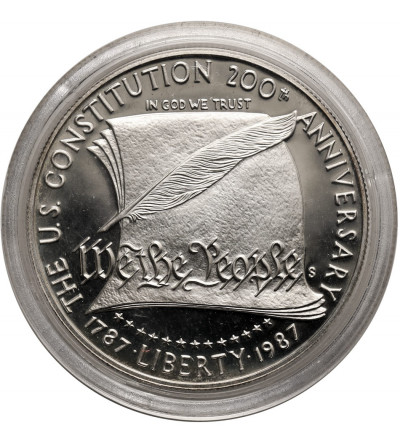 USA. 1 Dollar 1987 S, San Francisco, 200th Anniversary of the Constitution - Proof