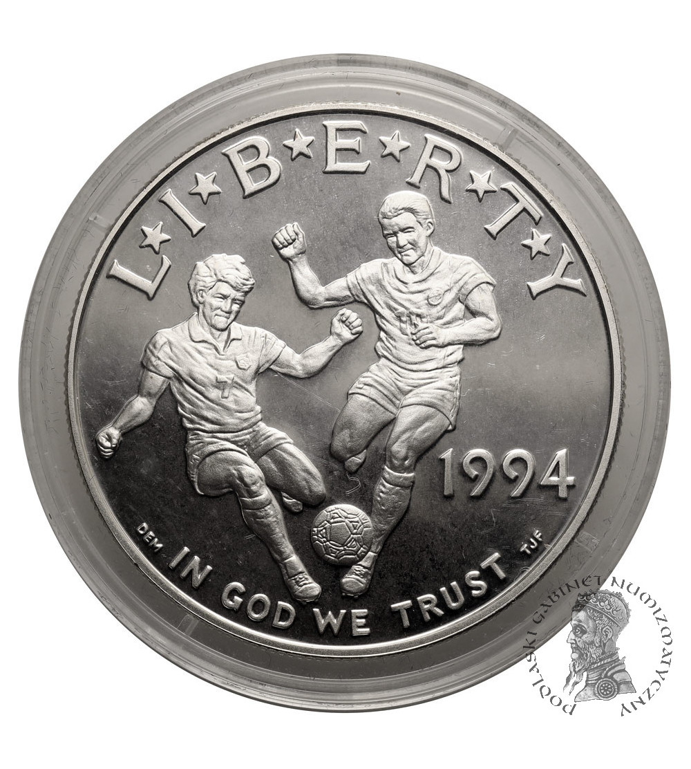 USA. 1 Dollar 1994 S, San Francisco, World Cup - Proof