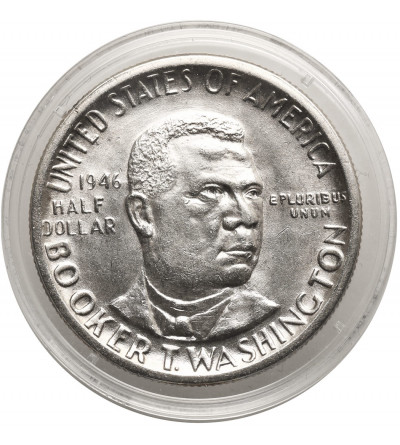 USA. 1/2 Dollar 1946, Philadelphia, Booker T. Washington Memorial
