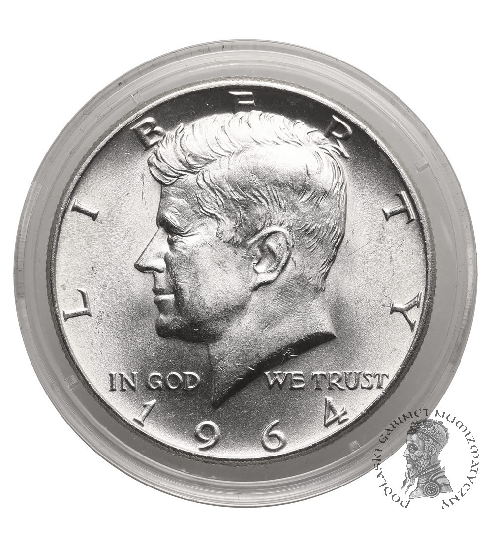 USA. 1/2 dolara 1964, Filadelfia - Kennedy Half Dollar