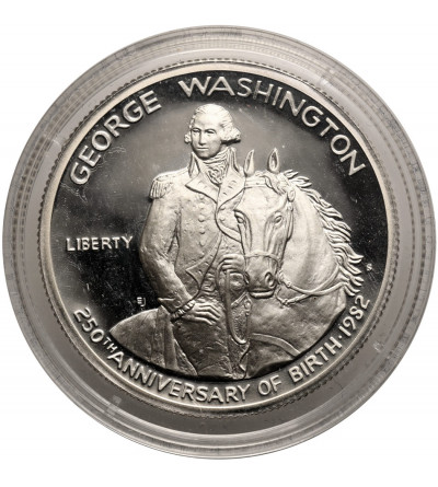 USA. 1/2 Dollar 1982 S, San Francisco, 250th Anniversary of George Washington's Birthday - Proof