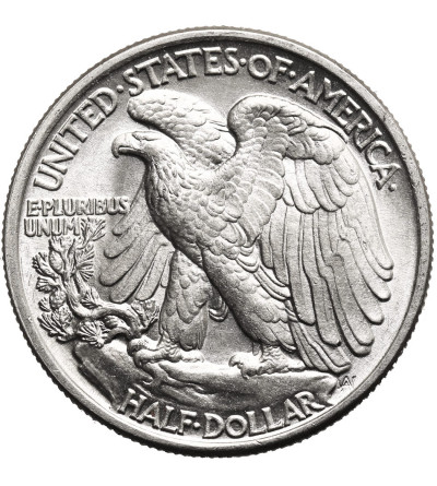 USA. 1/2 dolara 1942, Filadelfia - "Walking Liberty Half Dollar"