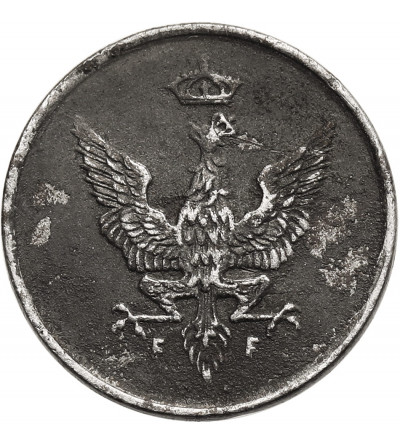 Kingdom of Poland (WWI German Occupation). Pfennig 1918 FF, Stuttgart
