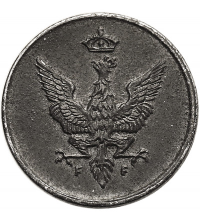 Kingdom of Poland (WWI German Occupation). Pfennig 1918 FF, Stuttgart