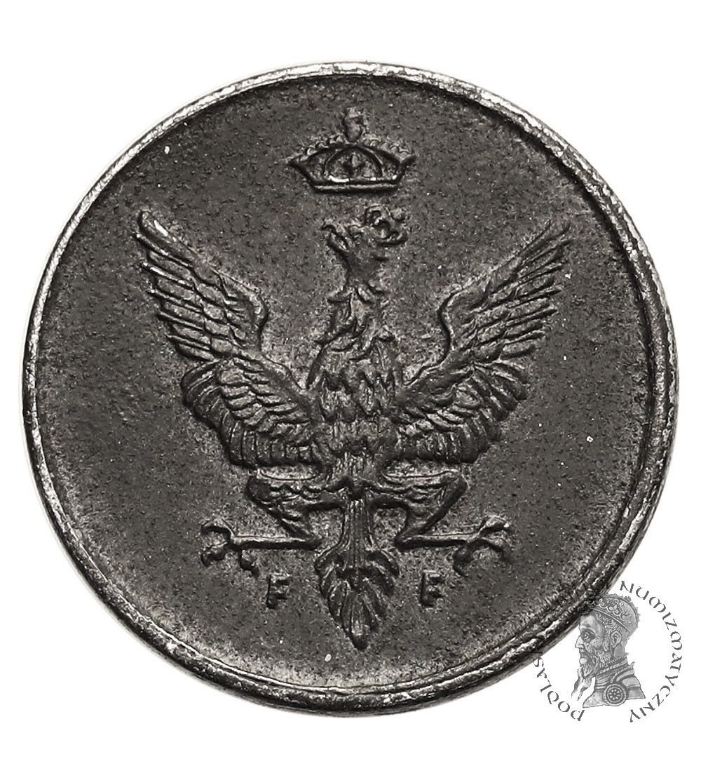 Królestwo Polskie 1 fenig 1918 FF, Stuttgart