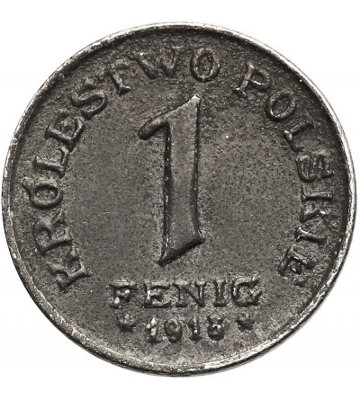 Królestwo Polskie 1 fenig 1918 FF, Stuttgart