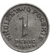 Kingdom of Poland (WWI German Occupation). Pfennig 1918 FF, Stuttgart