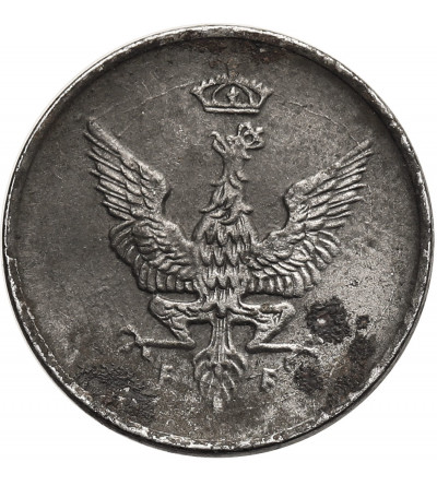 Królestwo Polskie. 1 fenig 1918 FF, Stuttgart