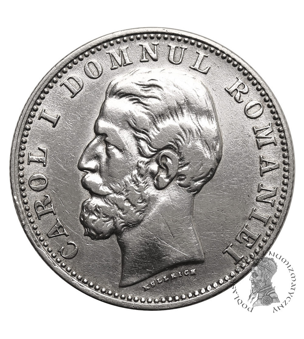 Romania, Carol I (1866-1914). 1 Leu 1881 V