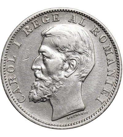 Romania, Carol I (1866-1914). 1 Leu 1901