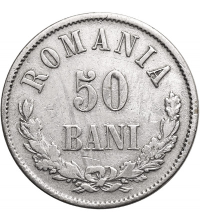 Romania, Carol I (1866-1914). 50 Bani 1873 (b)