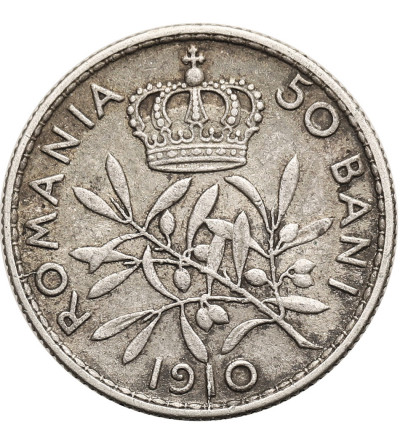 Rumunia, Karol I (1866-1914). 50 Bani 1910