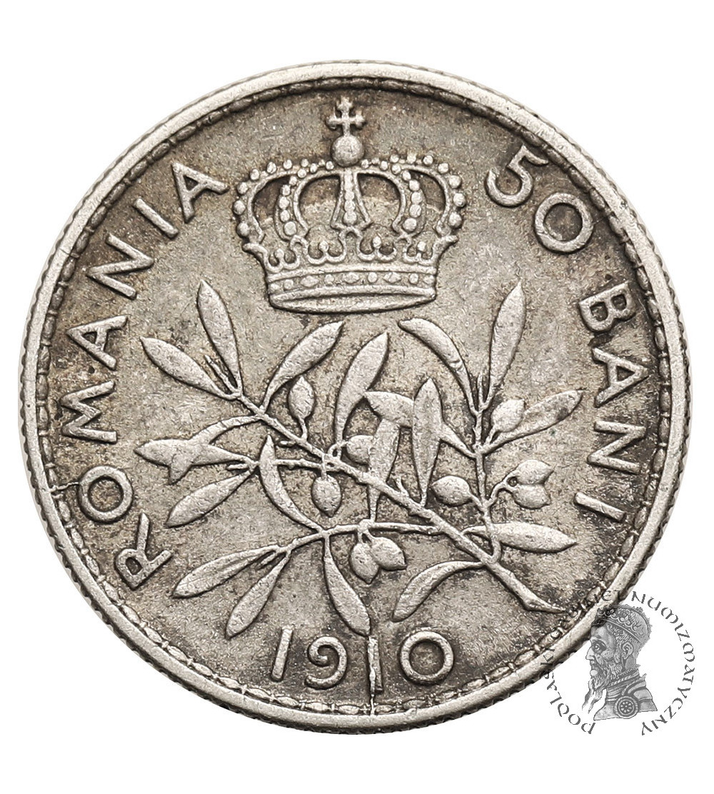 Rumunia, Karol I (1866-1914). 50 Bani 1910