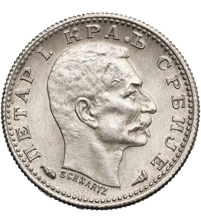 Serbia, Piotr I (1903-1918). 50 Para 1915