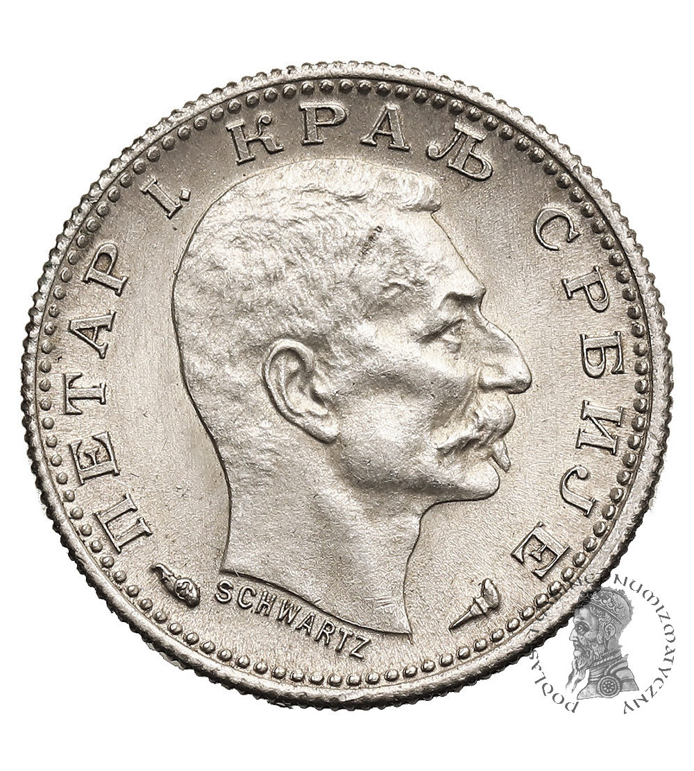 Serbia, Piotr I (1903-1918). 50 Para 1915