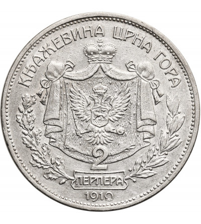 Czarnogóra, Mikołaj I (1860-1918). 2 Perpera 1910