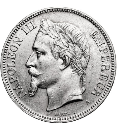 Francja, Napoleon III (1852-1870). 5 franków 1870 A, Paryż
