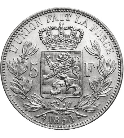 Belgium, Leopold I (1831-1865). 5 Francs 1850
