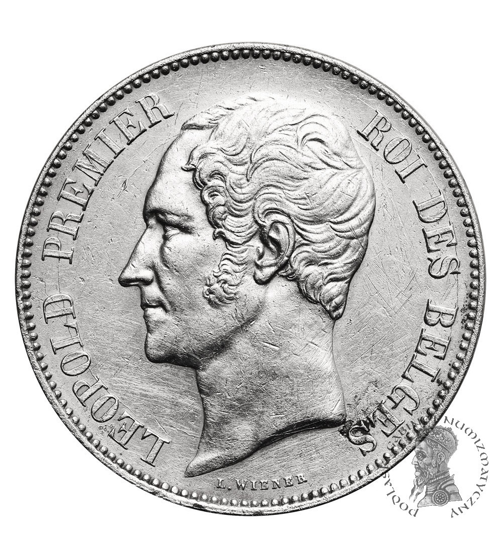 Belgia, Leopold I (1831-1865). 5 franków 1850