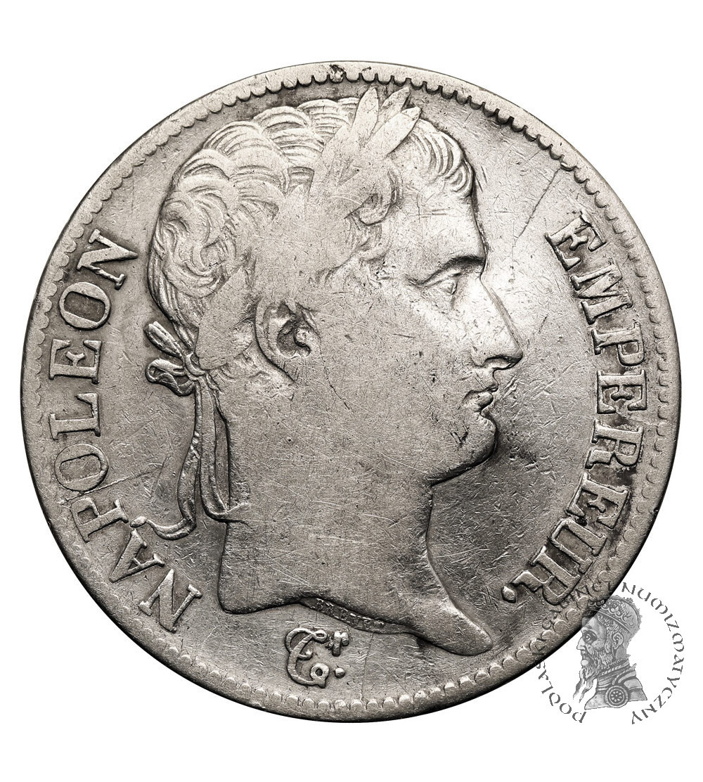 Francja, Napoleon I (1804-1815). 5 franków 1812 W, Lille