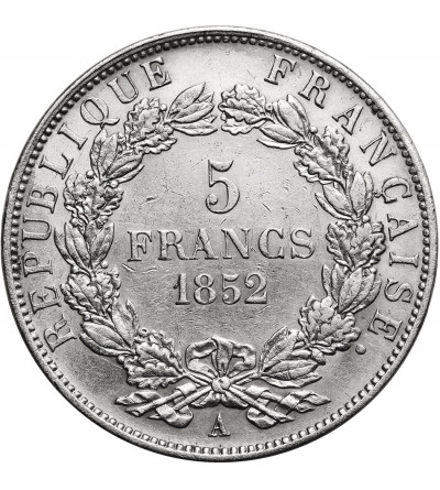 Francja, Napoleon III (1852-1870). 5 franków 1852 A (Paryż)