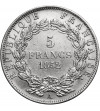 Francja, Napoleon III (1852-1870). 5 franków 1852 A (Paryż)