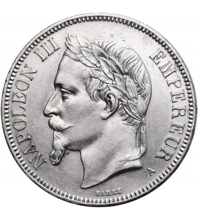 France, Napoleon III (1852-1870). 5 Francs 1870 A, Paris