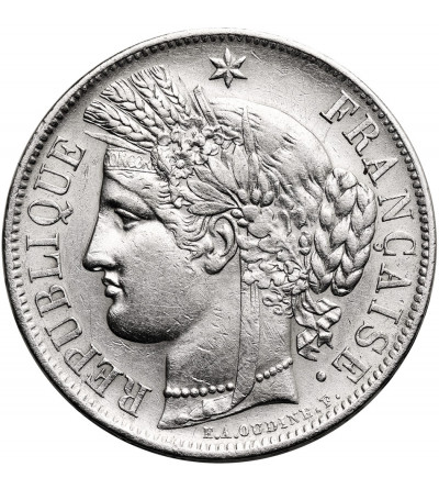 Francja, Druga Republika (1848-1852). 5 franków 1851 A, Paryż, Ceres